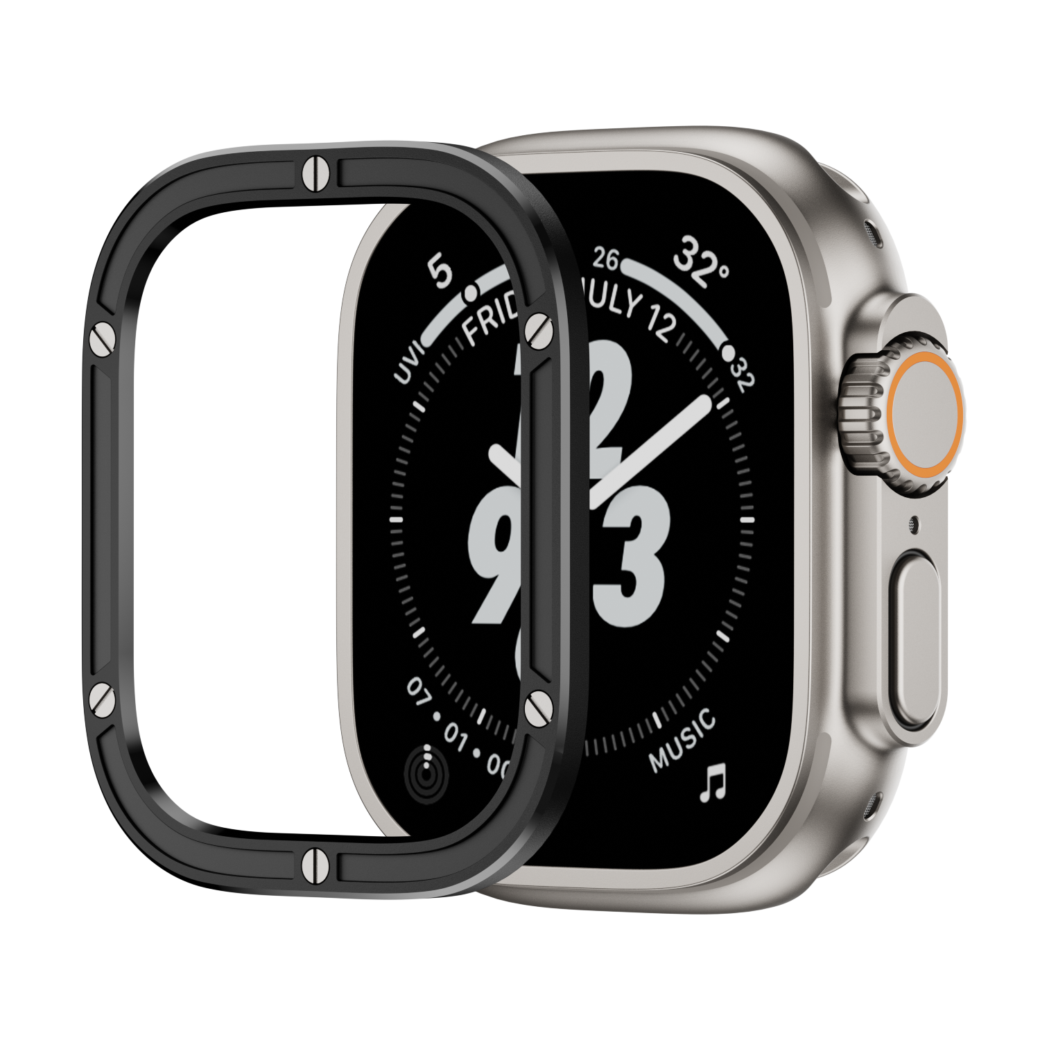 Immortal Steel Nail Protection Circle For Apple Watch Ultra - Image 12
