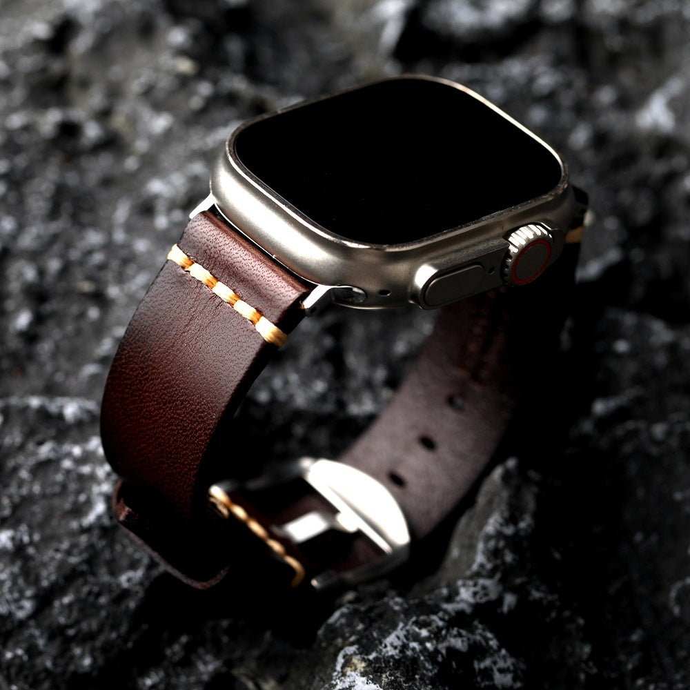 Full-Grain Leather Band for Apple Watch - Image 3