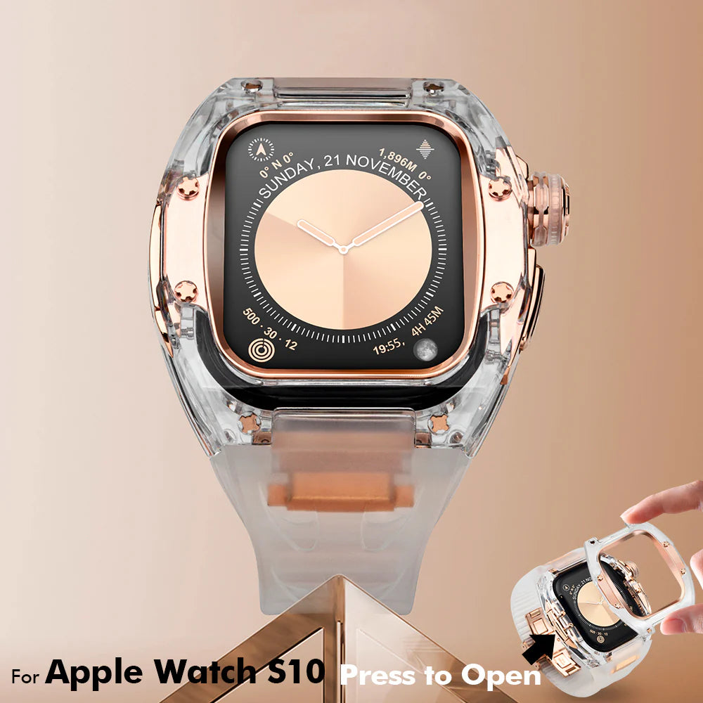 RM7013 Crystal Case Retrofit Kit For Apple Watch S10 - Image 2