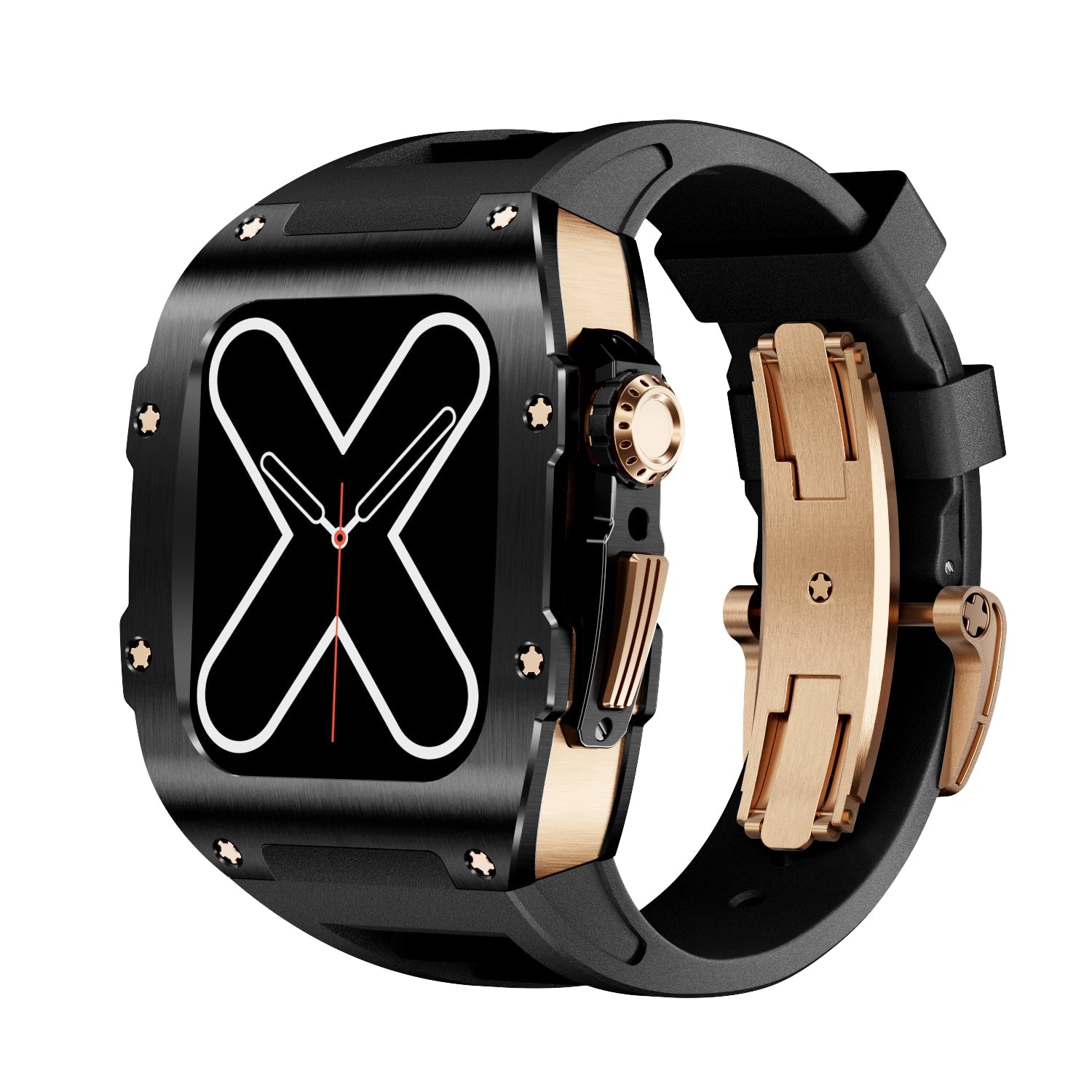 RM 9009 Series - Black&Gold Apple Watch Case - Image 5