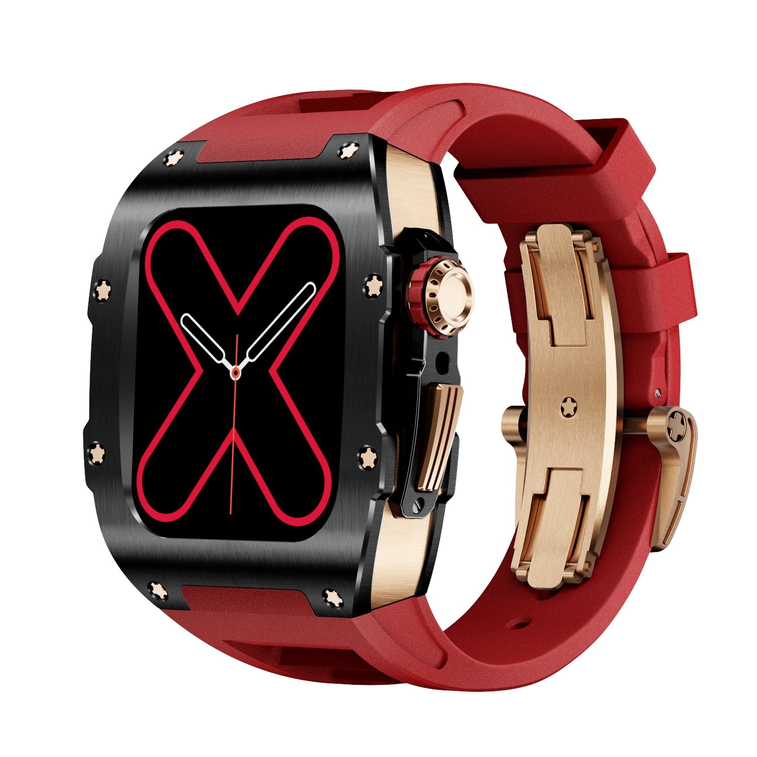 RM 9009 Series - Black&Gold Apple Watch Case - Image 6