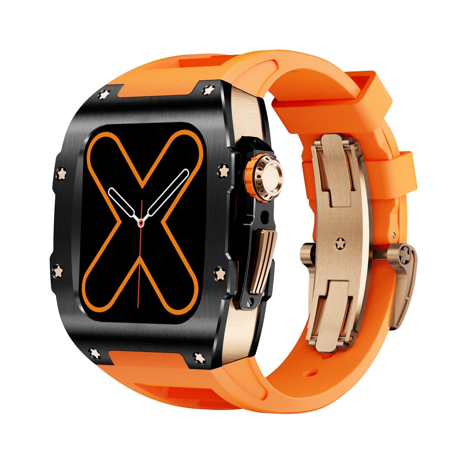 RM 9009 Series - Black&Gold Apple Watch Case - Image 7