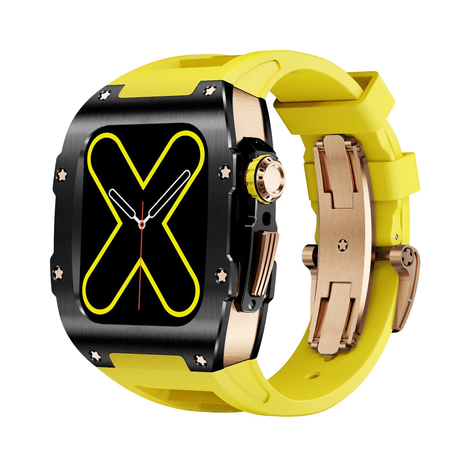 RM 9009 Series - Black&Gold Apple Watch Case - Image 8