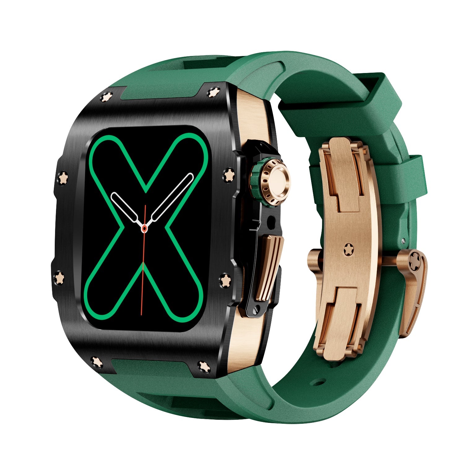 RM 9009 Series - Black&Gold Apple Watch Case - Image 9
