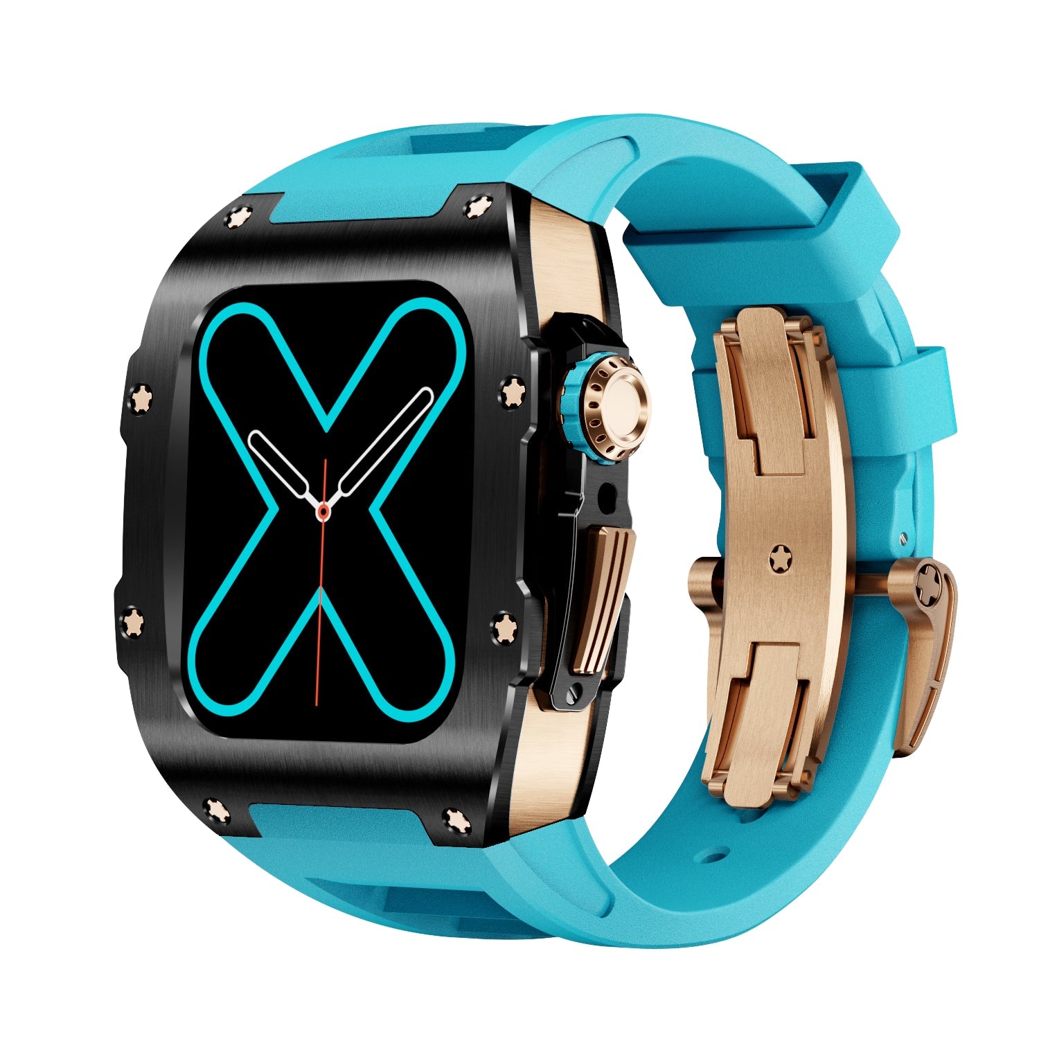 RM 9009 Series - Black&Gold Apple Watch Case - Image 10