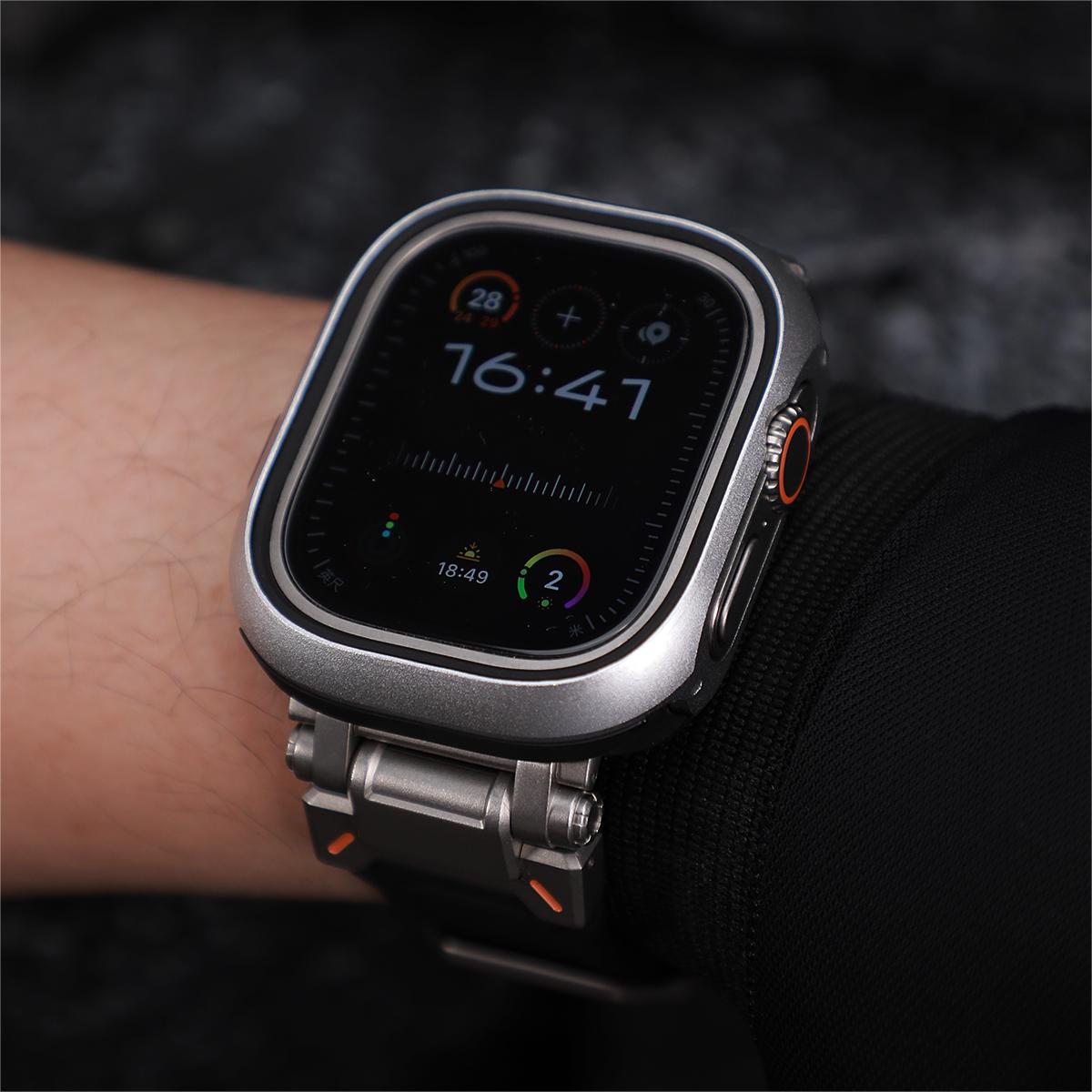 Rugged Aluminum Alloy Case For Apple Watch Ultra - Image 3