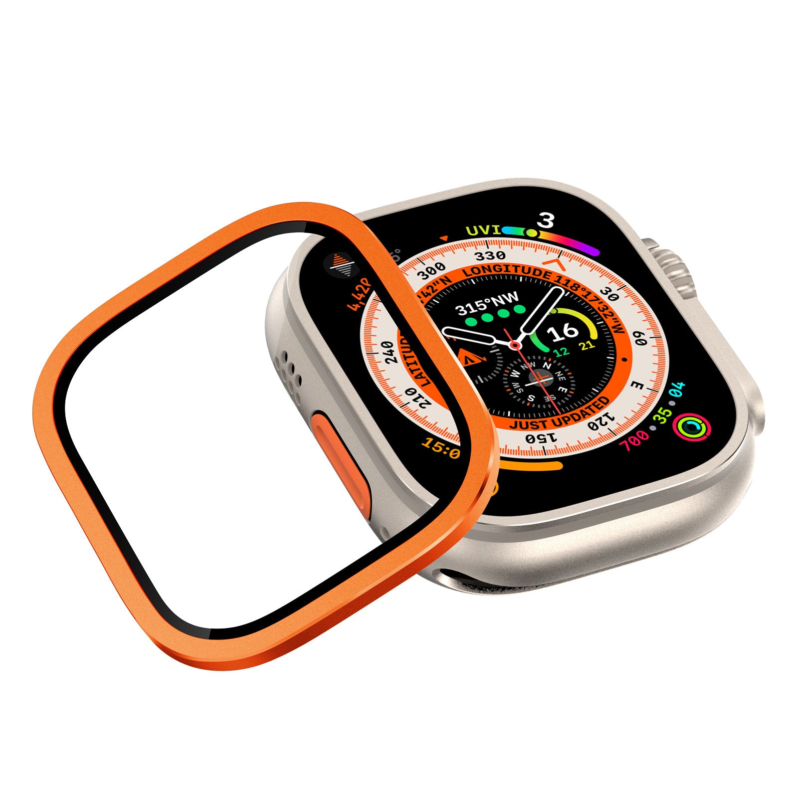 Titanium Screen Protector for Apple Watch Ultra 2/Ultra - Image 5