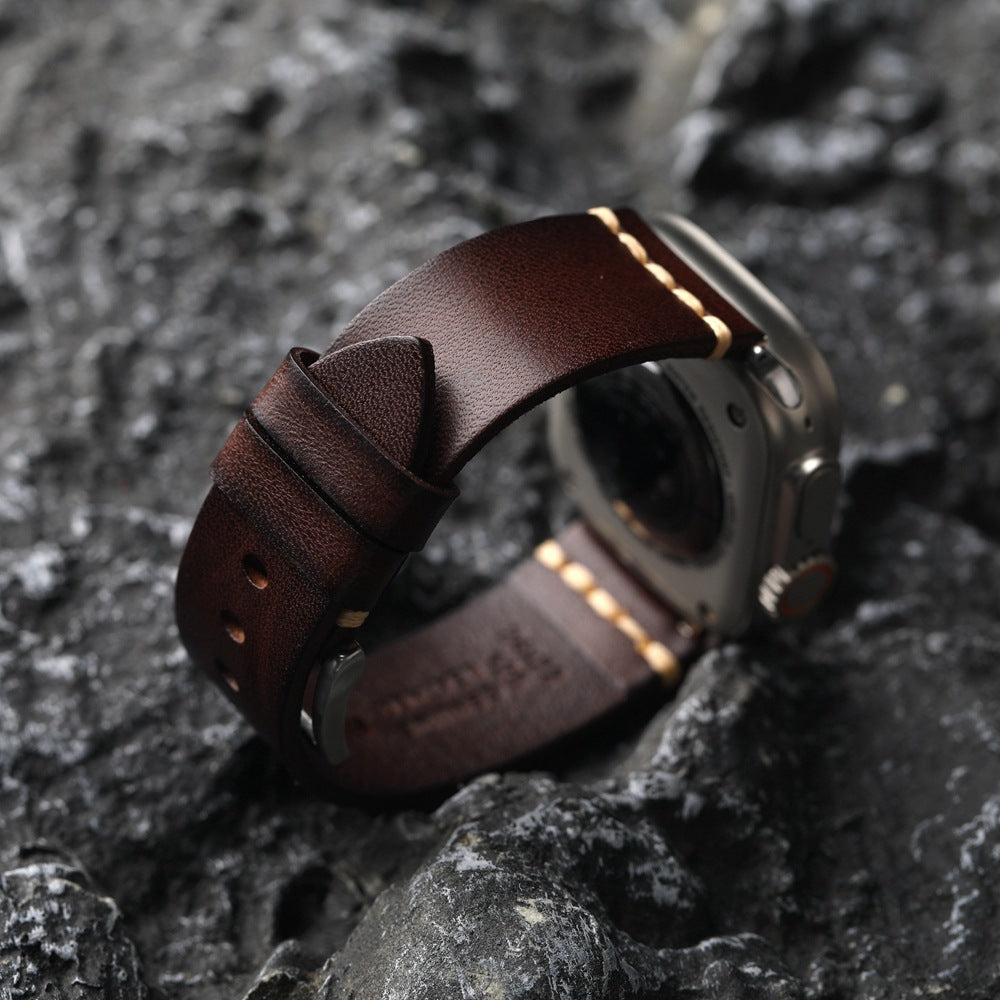 Full-Grain Leather Band for Apple Watch - Image 6