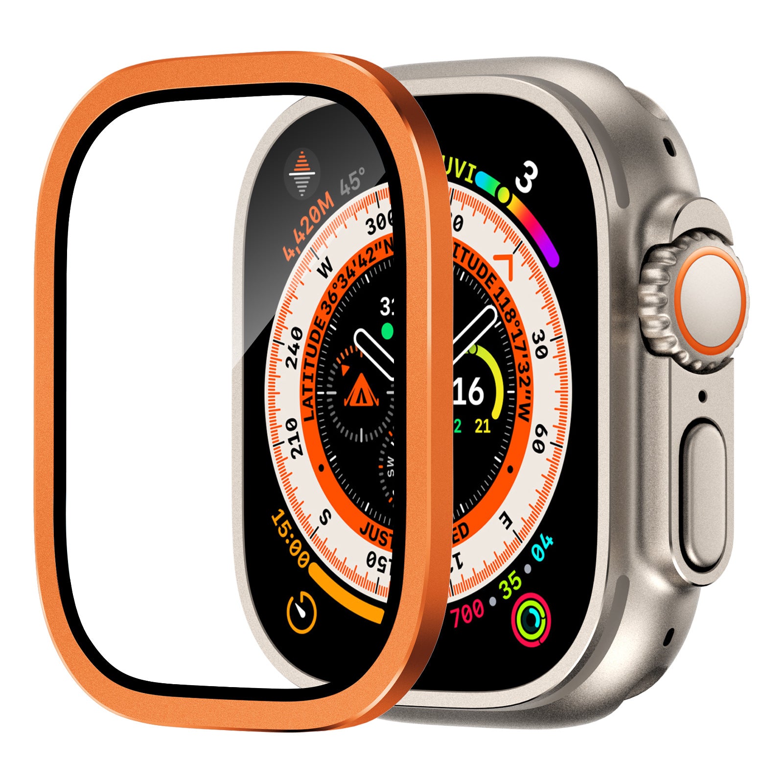 Titanium Screen Protector for Apple Watch Ultra 2/Ultra - Image 6