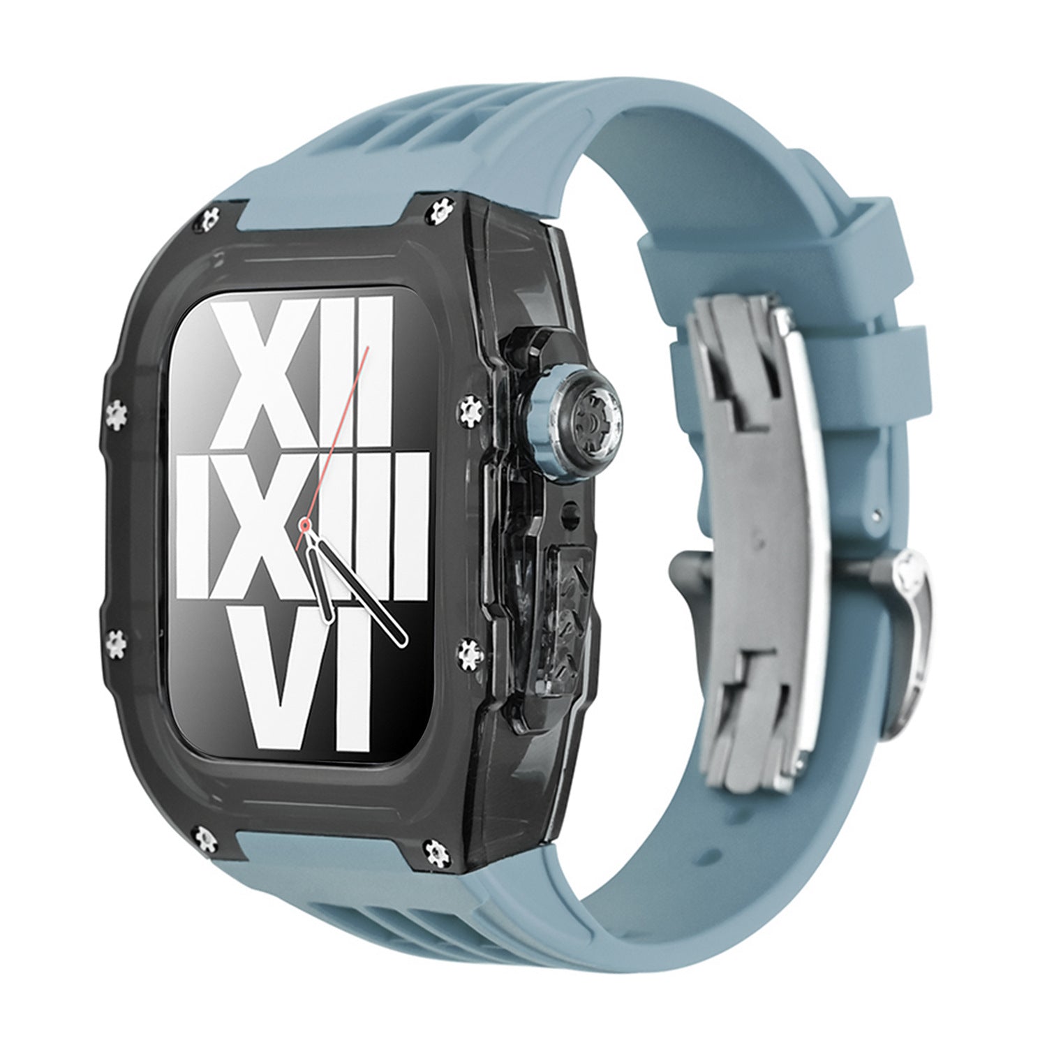 RM V30 Glacier Series Fluororubber Band Black Case Retrofit Kit For Ap - Image 10