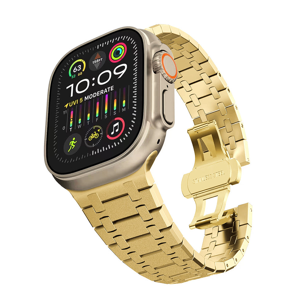 AP Stainless Steel Flashing Double Chain Band For Apple Watch - Image 6