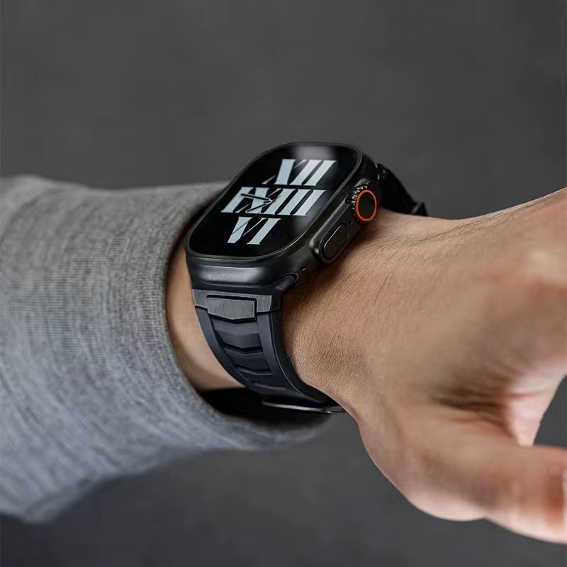 Mecha Fluororubber Band For Apple Watch - Image 4