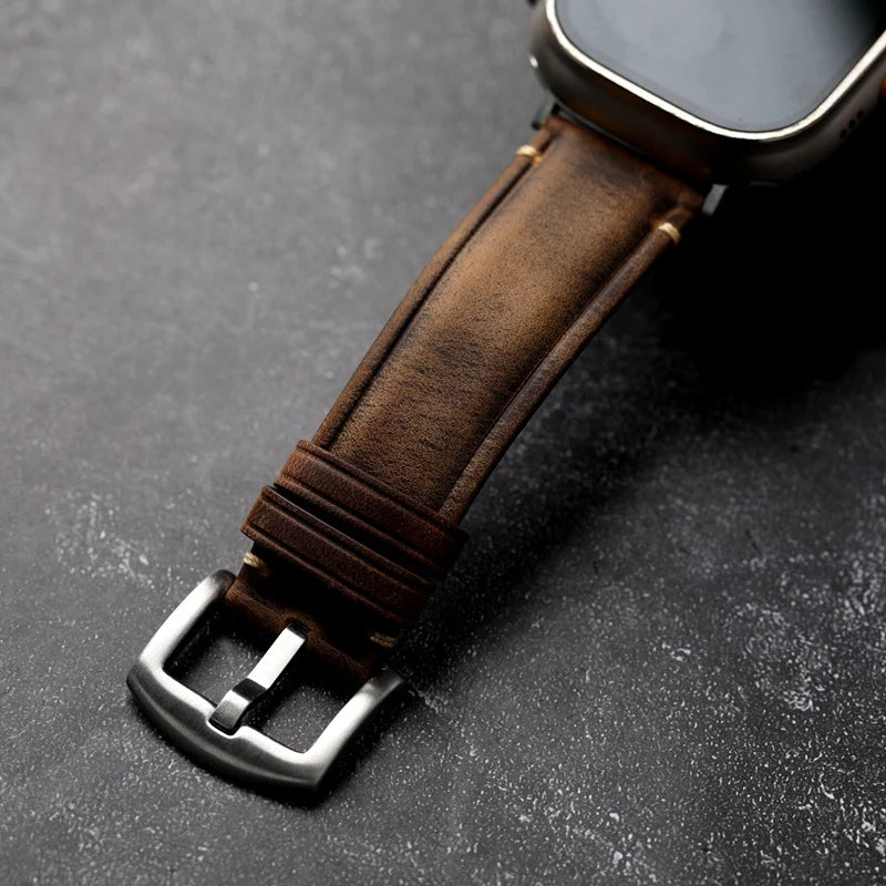 Classic Dark Brown Watch Band - Image 6