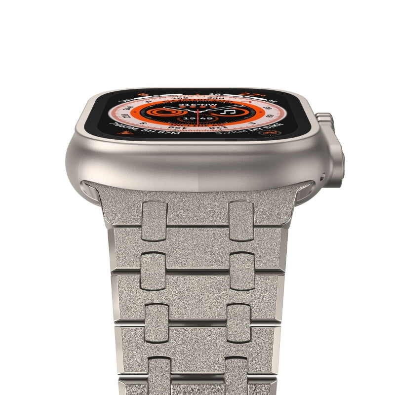AP Stainless Steel Flashing Double Chain Band For Apple Watch - Image 3