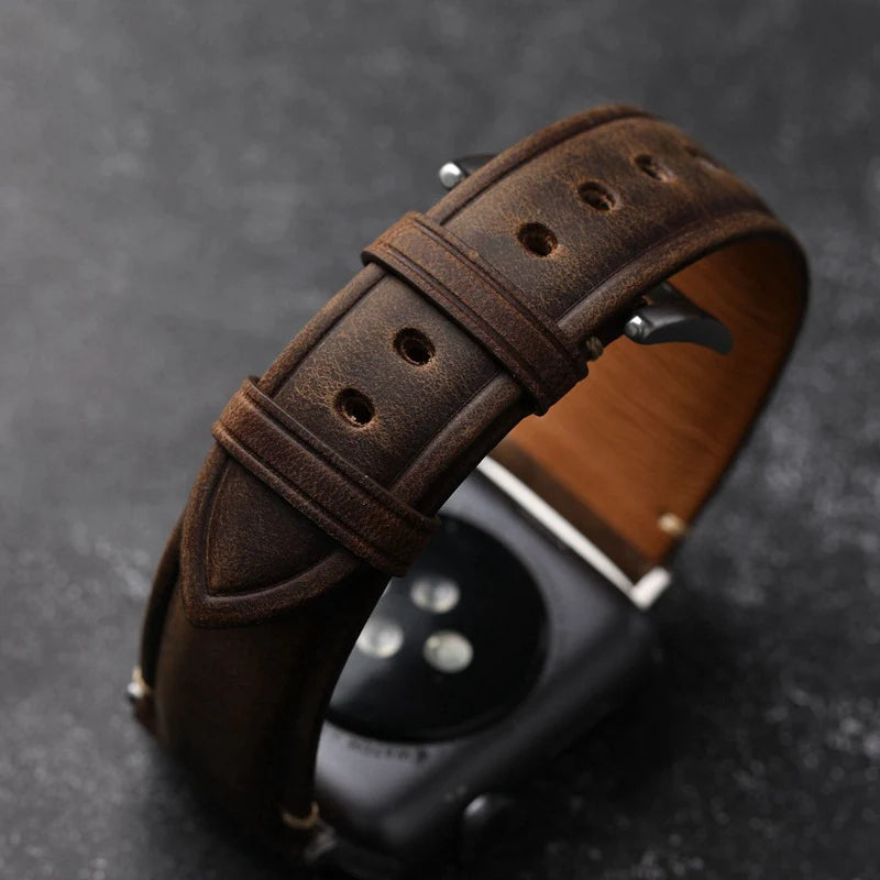 Classic Dark Brown Watch Band - Image 3