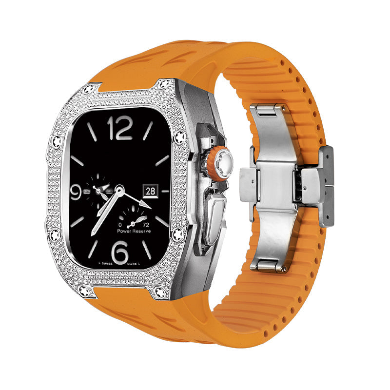 RM7006 Titanium 5A Zircon Case Retrofit Kit For Apple Watch Ultra - Image 14
