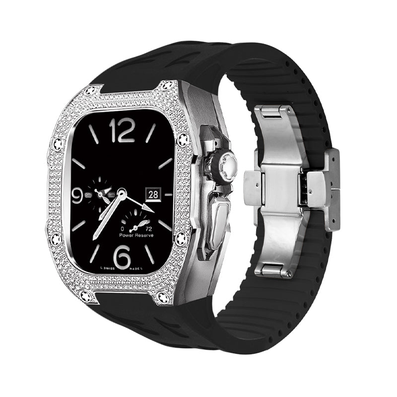 RM7006 Titanium 5A Zircon Case Retrofit Kit For Apple Watch Ultra - Image 11
