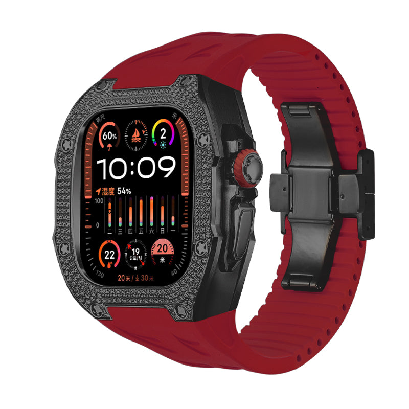 RM7006 Titanium 5A Zircon Case Retrofit Kit For Apple Watch Ultra - Image 8