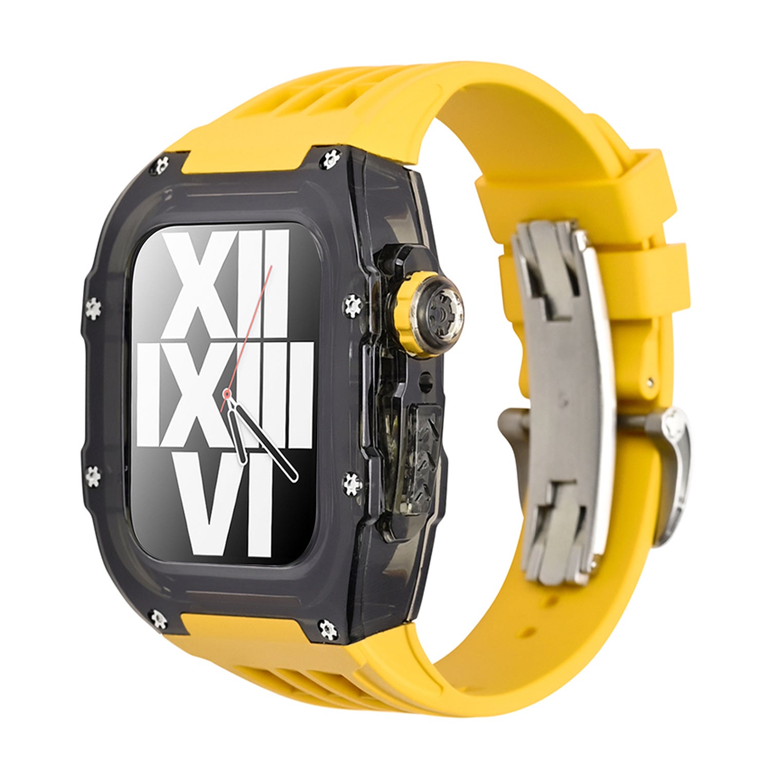 RM V30 Glacier Series Fluororubber Band Black Case Retrofit Kit For Ap - Image 9