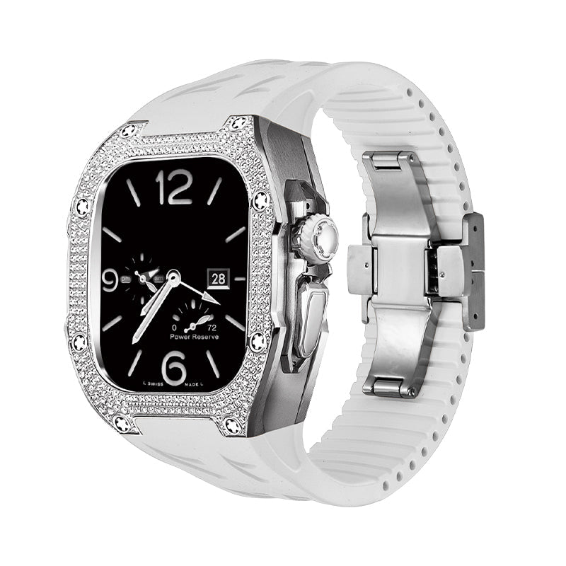 RM7006 Titanium 5A Zircon Case Retrofit Kit For Apple Watch Ultra - Image 12
