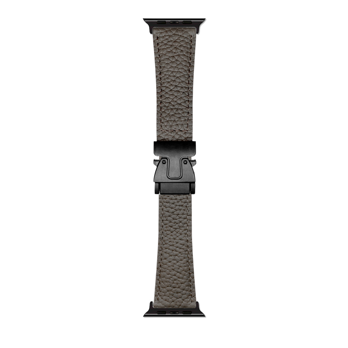 Magnetic Buckle Leather Strap For Apple Watch - Image 11