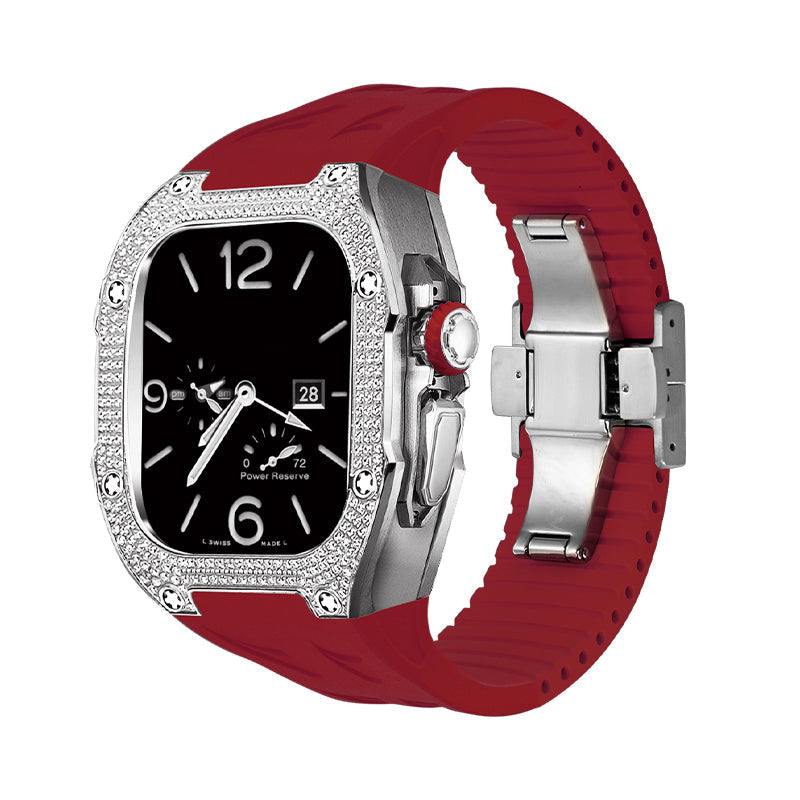 RM7006 Titanium 5A Zircon Case Retrofit Kit For Apple Watch Ultra - Image 13