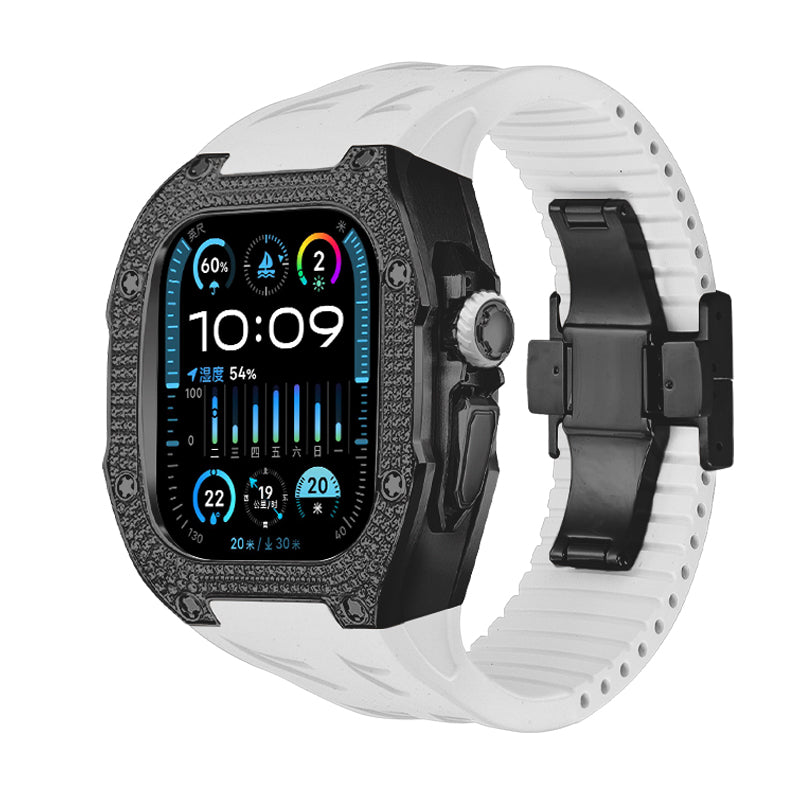 RM7006 Titanium 5A Zircon Case Retrofit Kit For Apple Watch Ultra - Image 9