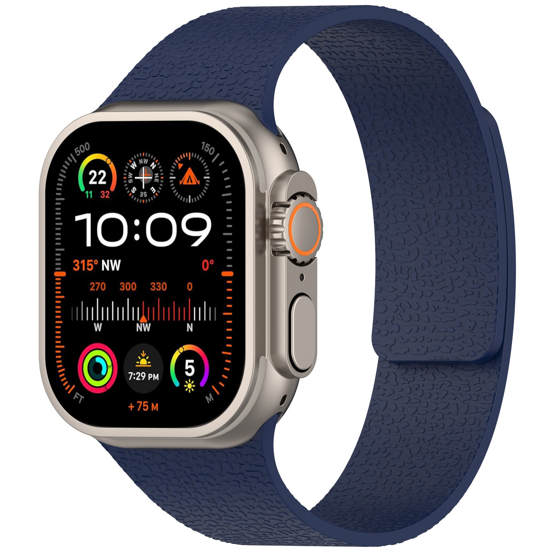 Lychee Magnetic Silicone Band For Apple Watch - Image 5