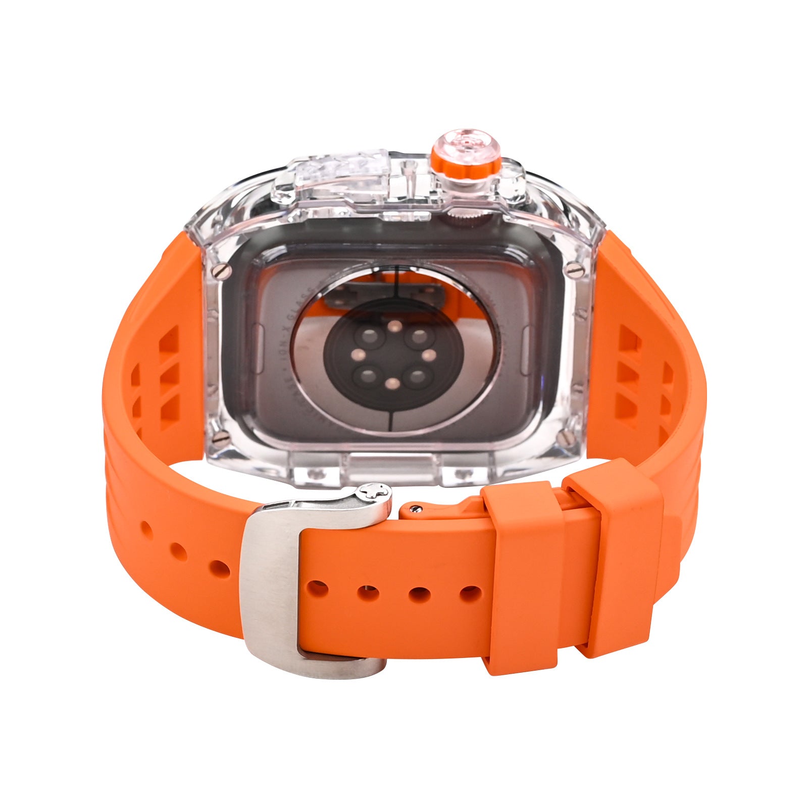 RM V30 Glacier Series Fluororubber Band Black Case Retrofit Kit For Ap - Image 5