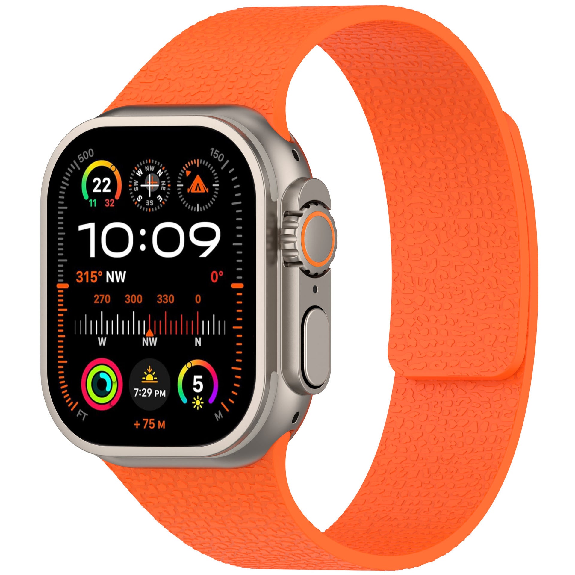 Lychee Magnetic Silicone Band For Apple Watch - Image 2