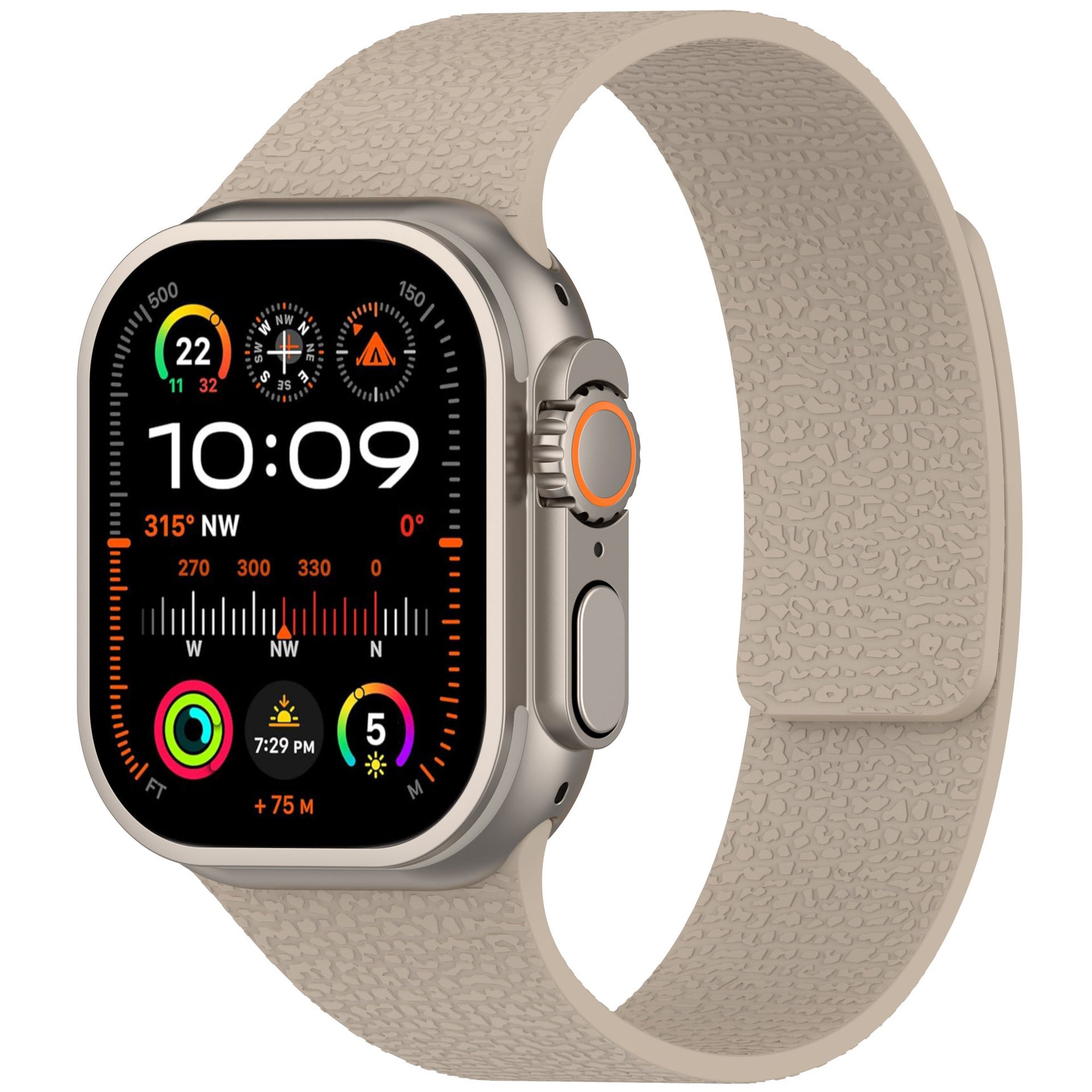 Lychee Magnetic Silicone Band For Apple Watch - Image 6