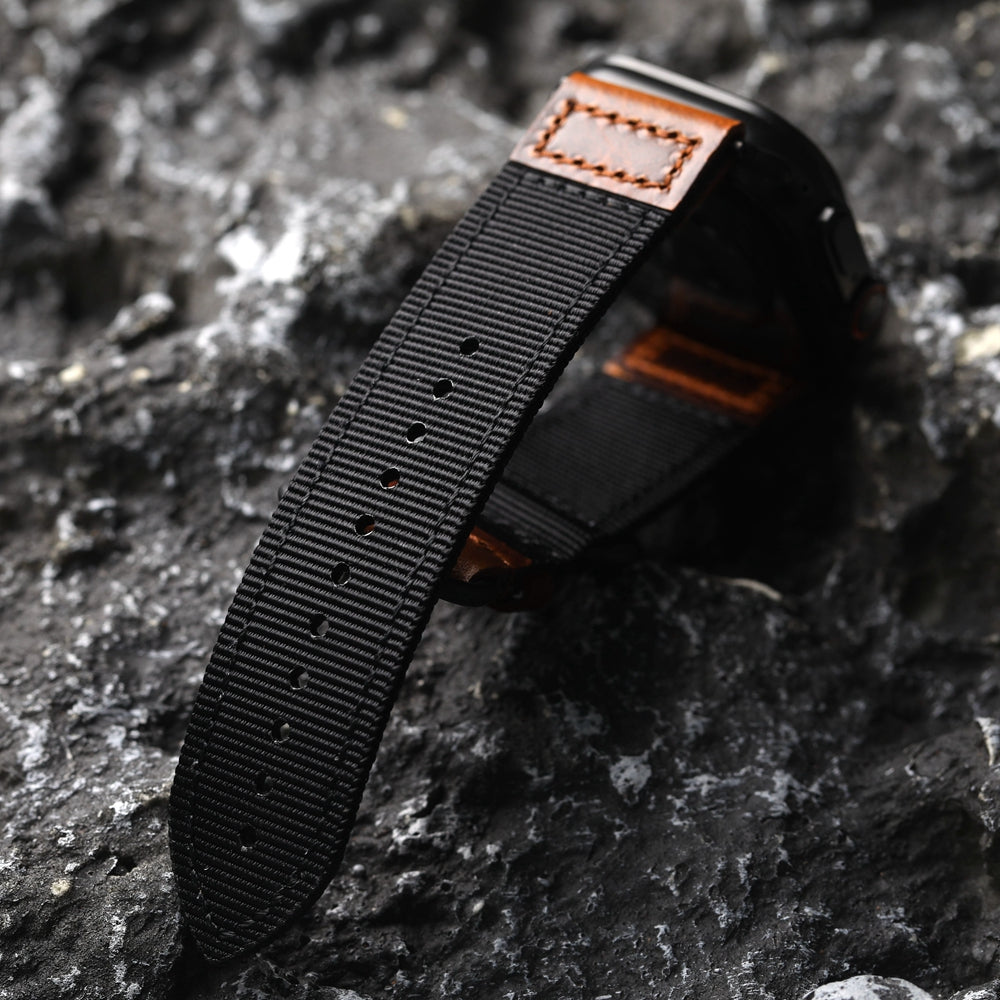 Handmade Nylon Leather Band For Apple Watch - Image 6