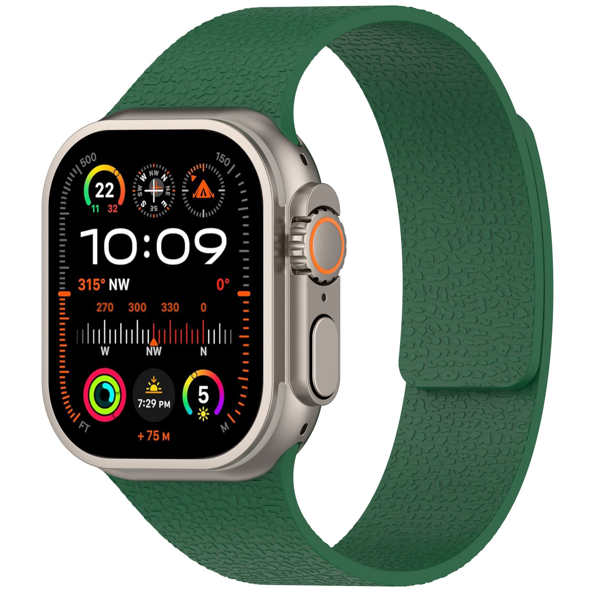 Lychee Magnetic Silicone Band For Apple Watch - Image 8