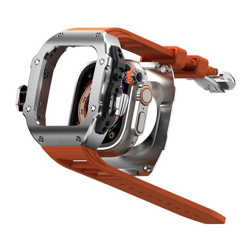 RM Vanguard Series - Fluororubber Band Stainless steel Case For Apple - Image 3