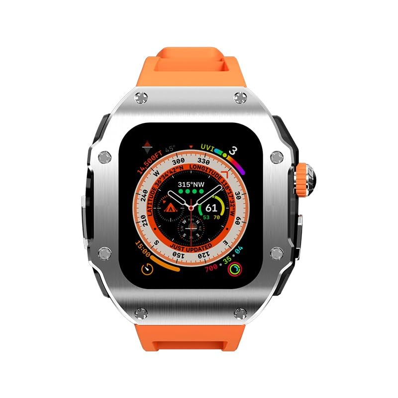 RM Vanguard Series - Fluororubber Band Stainless steel Case For Apple - Image 2
