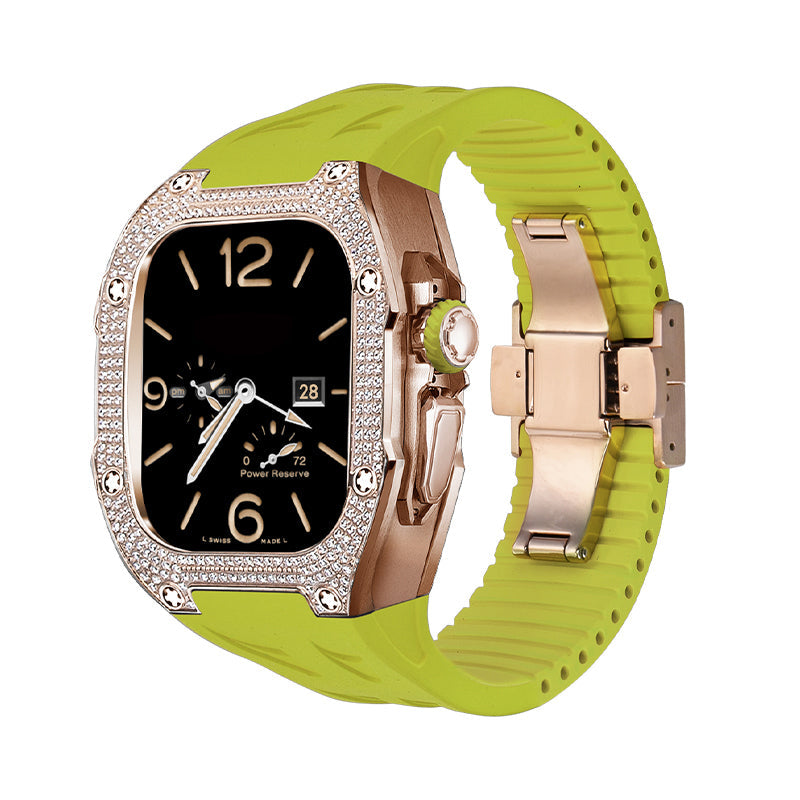 RM7006 Titanium 5A Zircon Case Retrofit Kit For Apple Watch Ultra - Image 5
