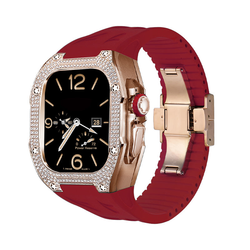 RM7006 Titanium 5A Zircon Case Retrofit Kit For Apple Watch Ultra - Image 3