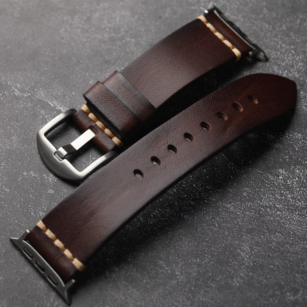 Full-Grain Leather Band for Apple Watch - Image 12
