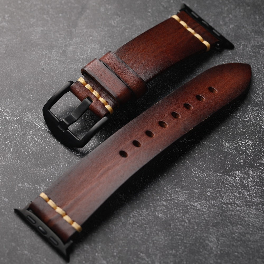 Full-Grain Leather Band for Apple Watch - Image 8