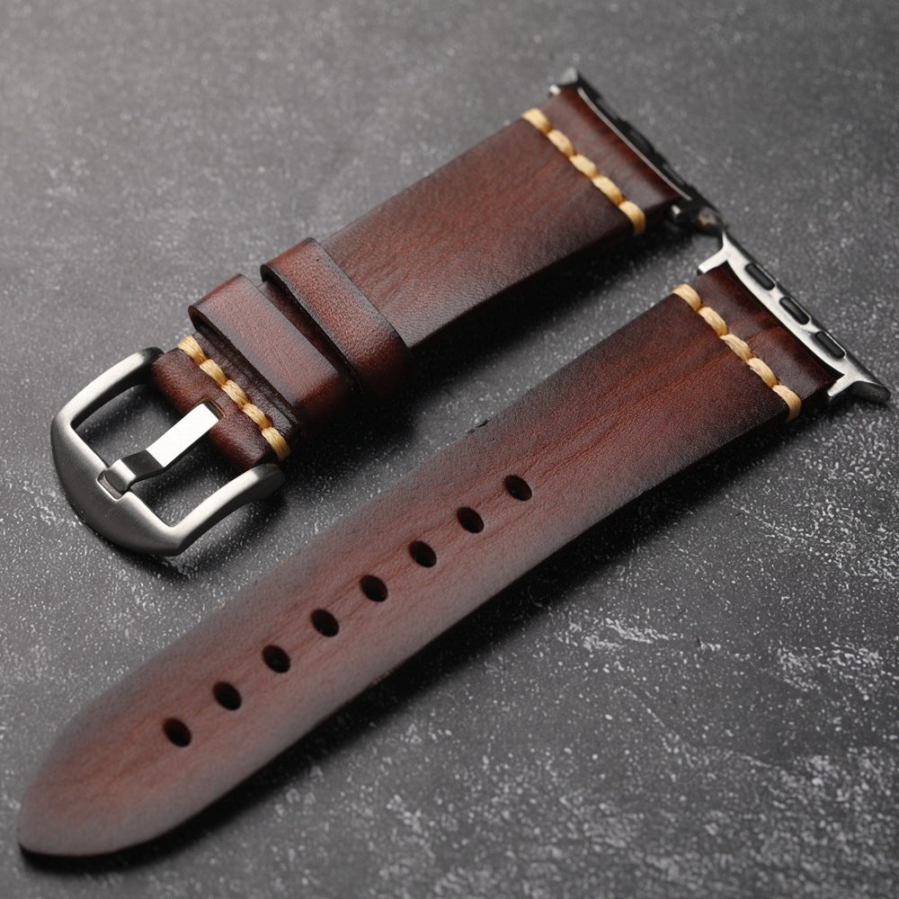 Full-Grain Leather Band for Apple Watch - Image 11