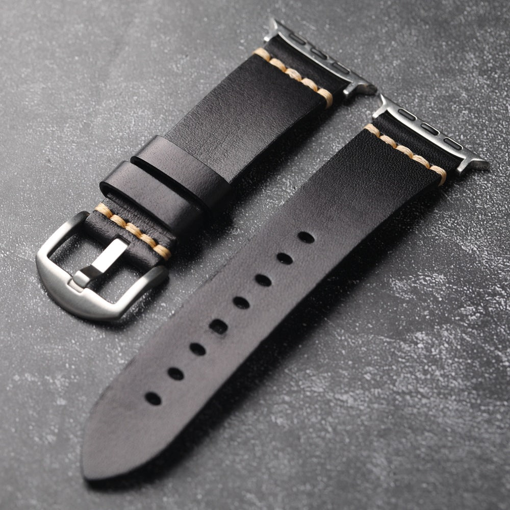 Full-Grain Leather Band for Apple Watch - Image 10