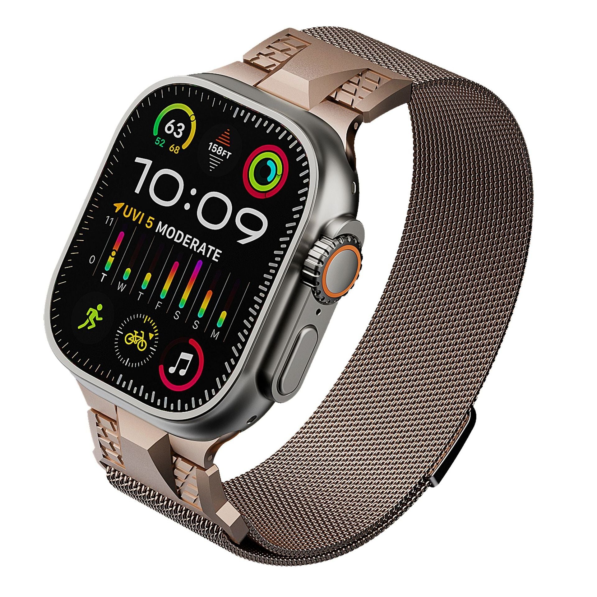 Mecha Milanese Loop Magnetic Band For Apple Watch - Image 6