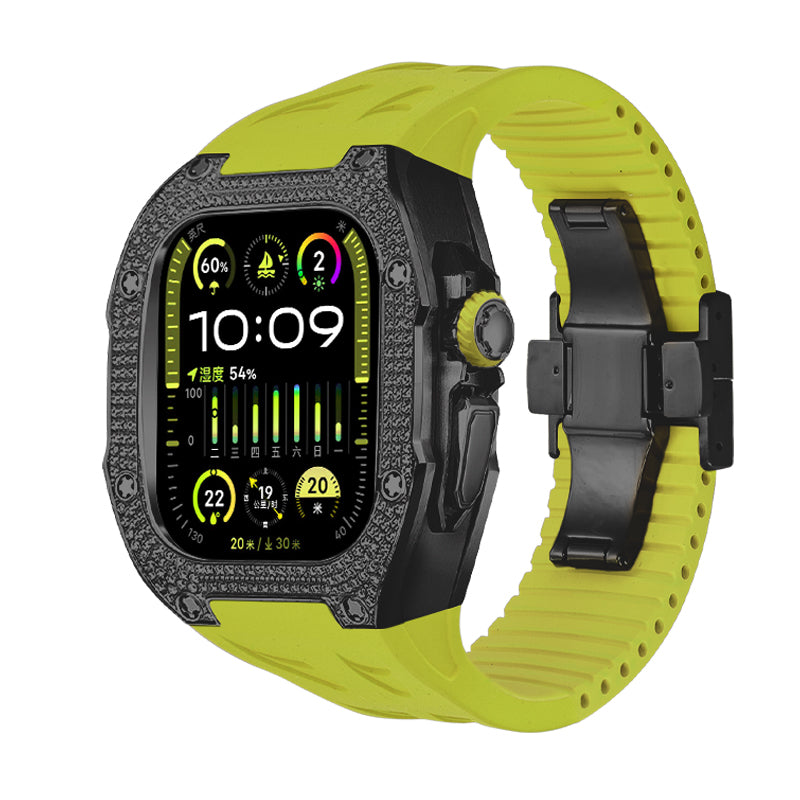 RM7006 Titanium 5A Zircon Case Retrofit Kit For Apple Watch Ultra - Image 10