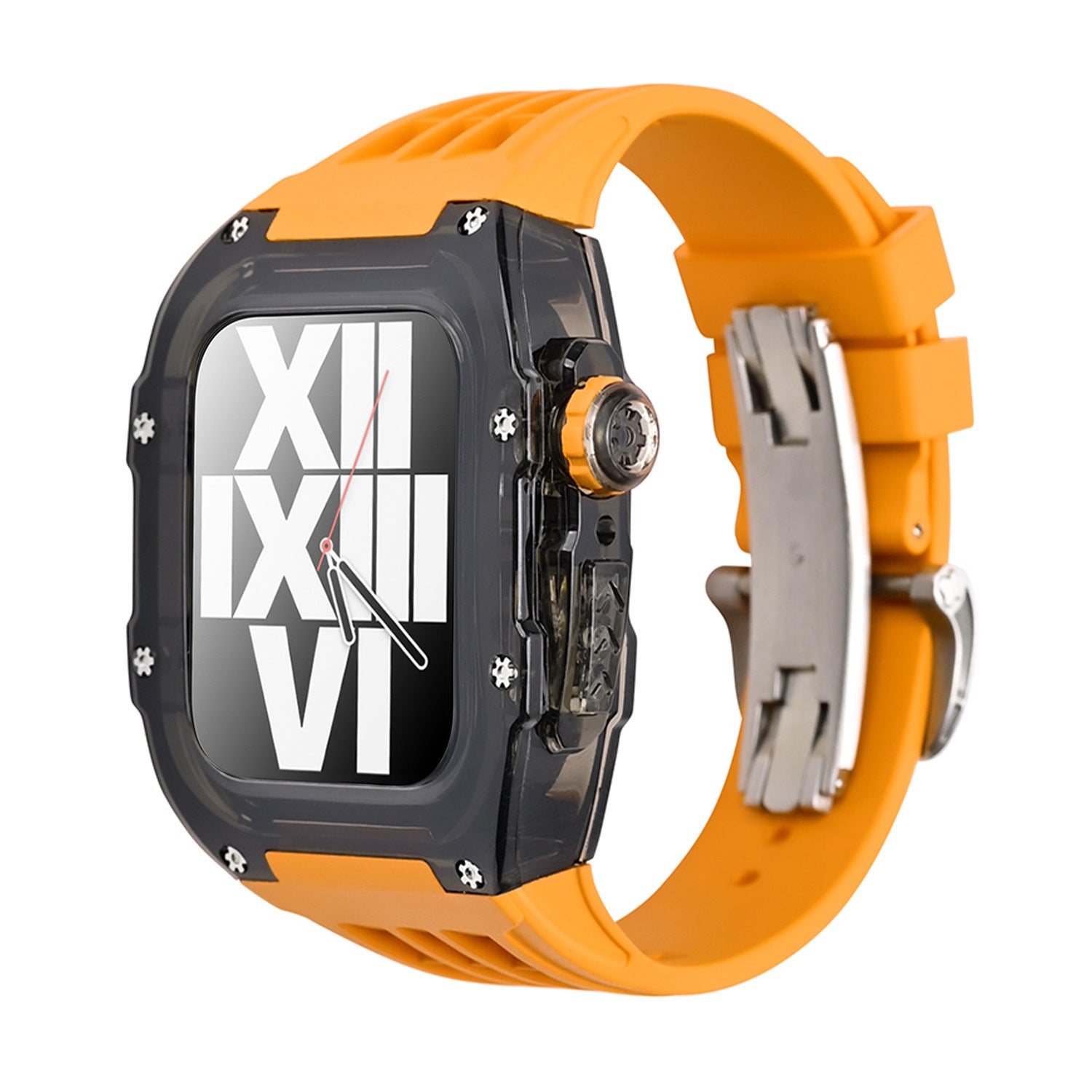 RM V30 Glacier Series Fluororubber Band Black Case Retrofit Kit For Ap - Image 8