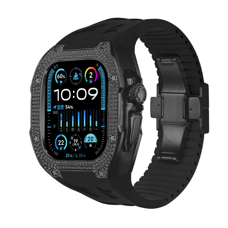 RM7006 Titanium 5A Zircon Case Retrofit Kit For Apple Watch Ultra - Image 6